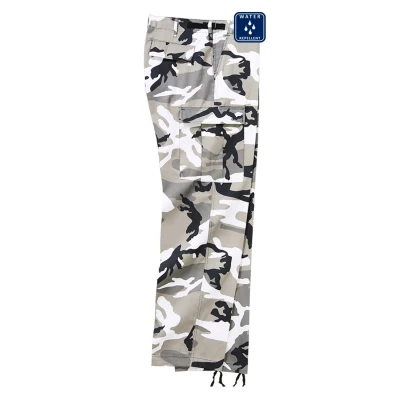 Image de Brandit Ranger Pantalon cargo, Homme, Taille: Large, Snowcamo