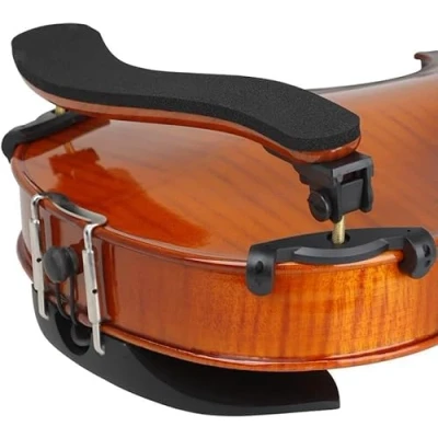 Image de AMZZ Épaulière réglable en bois massif avec pliable pour violon 3/4, 4/4 et alto de 30,5 cm 33 (épaulière 3/4 ou 4/4) (violin rest 001)