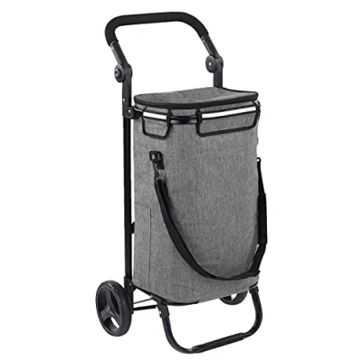 Image de Maximex Chariot de Courses Thermo &amp; Comfort Multi Usage, Gris Clair