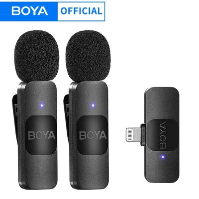 Image de Boya V10 Micro cravate sans fil, omnidirectionnel, réduction de bruit. Neuf
