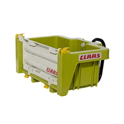 Image de Rolly Toys 408924 RollyBox Claas Sac de transport pour tracteur à pédale (enfants 3 10 ans, bac basculant, hayon amovible).