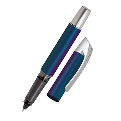 Image de ONLINE stylo roller ergonomique Campus Miracle │ pour l&#039;école et le lycée poignée souple gauchers droitiers cartouches d&#039;encre standard, rechargeable à