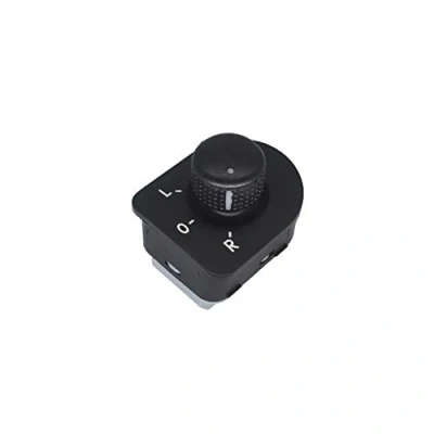 Image de ZEALfix Commande Reglage Rétroviseur Bouton 1J1959565D pour Golf IV New Beetle Cabrio Electrique Interrupteur Bora Cabriolet Variant