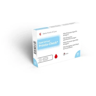 Image de Swiss Point Of Care Prosta Check Test rapide pour le contrôle de la fonction prostatique par détection du PSA (antigène spécifique prostate), autotest à domicile