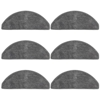 Image de Moupaa Lot de 6 serpillères rechange pour aspirateur robot Xiaomi E10 E12 B112