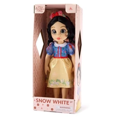 Image de Disney Store Official Poupée Blanche Neige avec Mini Brosse à Cheveux, 40,5 cm/16&quot;, Collection Once Upon a Story, partir de 3 Ans