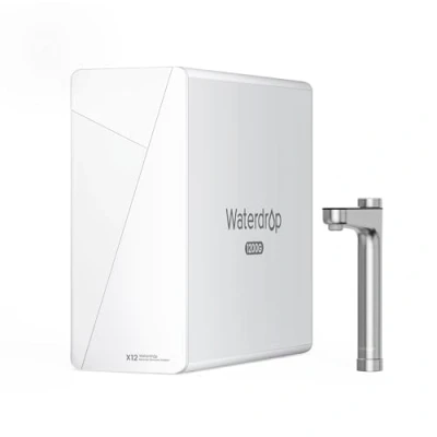 Image de Waterdrop X12 Système d&#039;Osmose Inverse Alcalin Minéral pH+, Certifié NSF/ANSI 58&amp;372, 1200 GPD, d&#039;OI sans Réservoir à 11 Étapes de Filtration, 3:1 Pur égoutter, Sous l&#039;évier, BPA