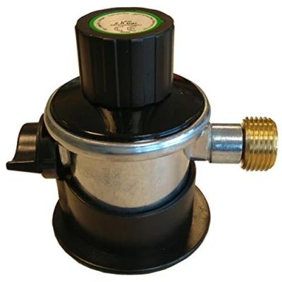 Image de S&amp;M 322341 Régulateur Bouteille Propane avec Télécommande Noir