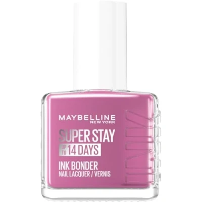 Image de Maybelline New York Vernis à Ongles Coloré Longue Tenue Couleurs Intenses et Pigmentées Renforce les Abîmés Superstay Ink Bonder Teinte : Disco Fever 957 12 ml