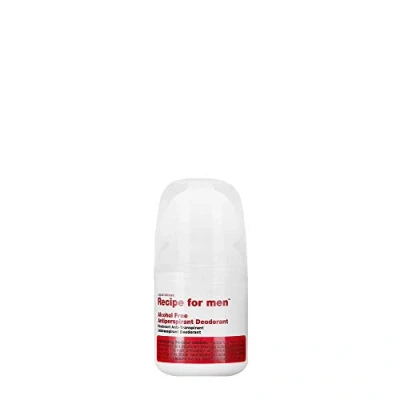 Image de Recipe For Men Alcohol FREE Antiperspirant Deodorant 60ML Déodorant, Homme, Taille: 60 ml,