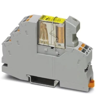Image de Phoenix Contact RIF 1 RPT LDP 24DC/2X21/FG Relais d&#039;interface, 24 V CC / DC, inverseur 2 broches rail DIN