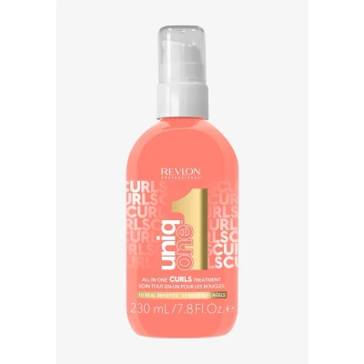 Image de Revlon Professional Uniqone Curly HAIR Leavein Treatment Multibenefit FOR HAIR, WAVY AND Coily Soin des cheveux, Femme,