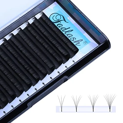 Image de Volume Russe DD Curl 0,07mm Épaisseur 9 16mm Mix Extension de Cils 3D, 5D, 6D 10D Professionnel Easy Fan