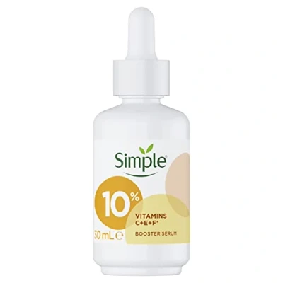 Image de Simple 10% de vitamine C + E F Convient à tous les types peaux Sérum pour jeunes et lumineuses, 30 ml