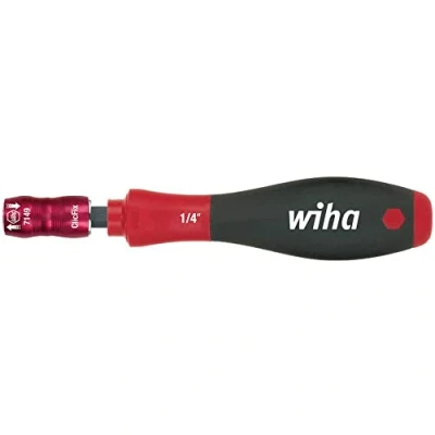 Image de Wiha 38714035 Porte embouts avec poignée et support rapide 0,6 cm (0,25&quot;) / 1/4&quot; x 35 (Import Allemagne)