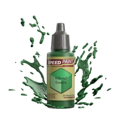 Image de The Army Painter Speedpaint Ghoul Green 2.0, Peinture Acrylique Unique 18ml Solution De à Une Couche Pour Figurines Comme Warhammer 40k et Dungeons and Dragons.