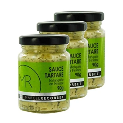 Image de Lot 3x Sauce tartare Fabriquée en France MR pot 90g