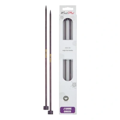 Image de KnitPro Jadore Cubics aiguilles à tricoter pointe unique Diamètre 5 mm Longueur 25 cm