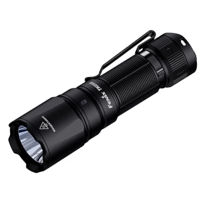 Image de FENIX TK05R Lampe torche tactique/de sécurité rechargeable ultra compacte à longue portée 1000 lumens 450 m 14,5 heures maximum batterie 1100 mAh double interrupteur arrière USB C IP68,
