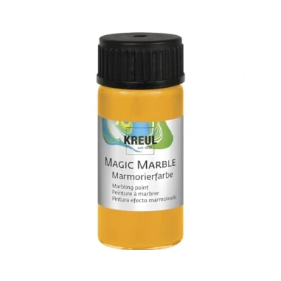 Image de KREUL 73203 Magic Marble Peinture pour marbrure, 20 ML, Jaune Soleil