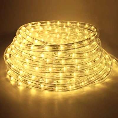 Image de Forever Speed Lumineuse à LED étanche 14 m, Tubes Lumineux IP65, Blanc Chaud pour Jardin, Noël, Mariage,Fête
