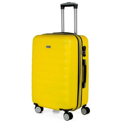 Image de ITACA Valise Moyenne, Valises Rigides, Rigide, Semaine pour Tout Voyage, Soute de Luxe 71260, Jaune