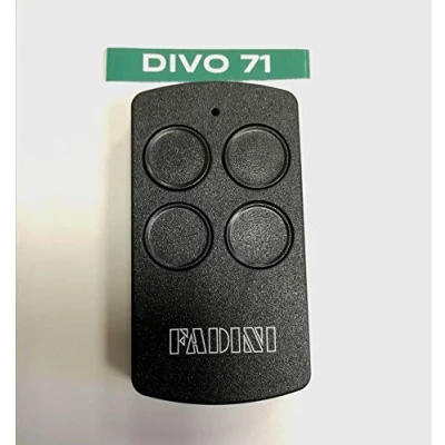 Image de télécommande fadini divo 71 fréquence 433.92 mhz 4 canaux