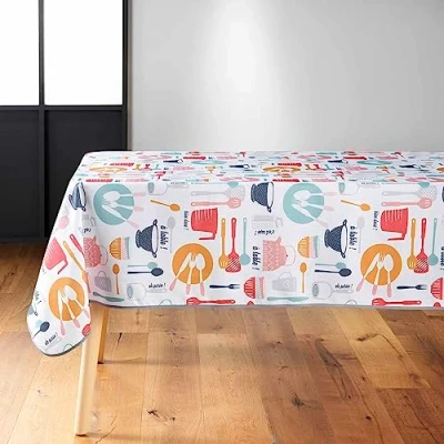 Image de douceur d&#039;intérieur, Nappe Rectangle (150 x 240 cm) Kitchen Multico, Polyester Imprimé