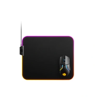 Image de Steelseries QcK Prism Cloth Medium Tapis de souris jeu Noir Neuf