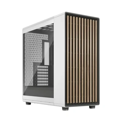 Image de Fractal Design North XL Chalk White TG Three 140mm Aspect PWM Fans Included Type C USB EATX Airflow Full Tower PC Gaming Case