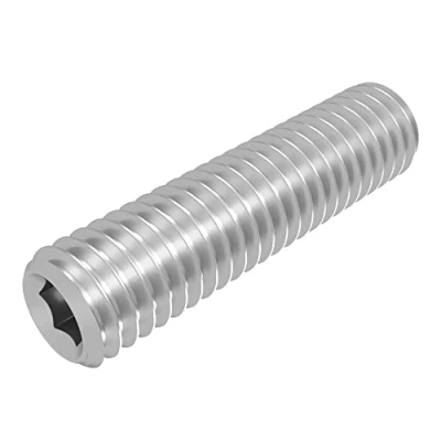 Image de SECCARO Lot de 20 vis sans tête avec conique M10 x 40 mm, acier inoxydable V2A VA A2, DIN 913 / ISO 4026