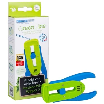 Image de WEICON TOOLS Dénudeur de précision S Green Line matières premières durables Pince à dénuder pour fils fins, conducteurs &amp; torons