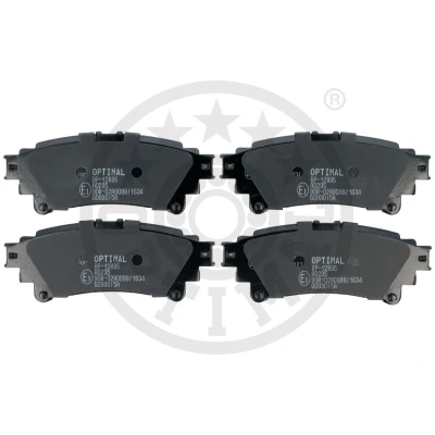 Image de OPTIMAL BP 12895 Jeu de plaquettes frein Essieu arrière contact signal d&#039;usure exclu, non préparé pour indicateur LEXUS: IS 3, GS IV