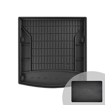 Image de FROGUM ProLine 3D Tapis de Coffre Voiture Bac Exclusif en Caoutchouc pour Audi A4 B8 2007 2015 Organisateur Pratique Les Bords Plus Hauts