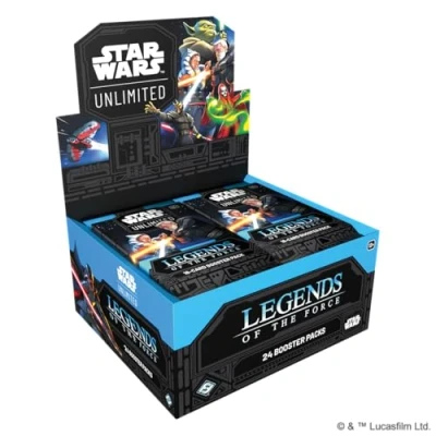Image de Asmodee FFG Star Wars : Unlimited Trading Card Game Legends of The Force Booster Display (24 boosters Packs) TCG pour Enfants et Adultes, âge 12+, 2 Joueurs, 20 Minutes, Anglais