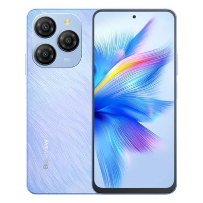 Image de Blackview 5G Smartphone Débloqué Shark 9, 24 Go+256 Go, 6,67&quot; HD+ Ecran 90 Hz, Camera 50 MP, Batterie 5000 mAh, Dual SIM 5G, Téléphone Portable Android 14, Haut Parleur Smart K Box, GPS NFC Bleu