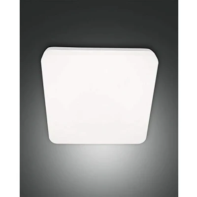 Image de FABAS LUCE 3526 61 102 Plafonnier Folk LED Structure en polycarbonate blanc