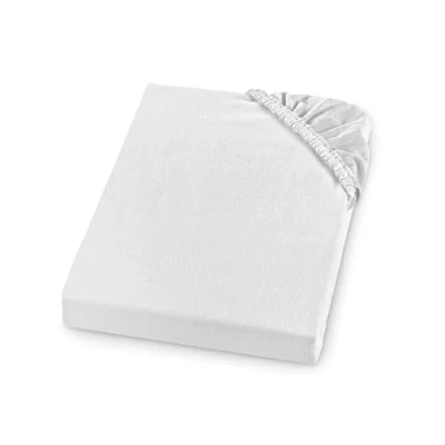 Image de sleepling Comfort bébé Drap Housse en Flanelle Douce fabriqué Allemagne 100% Coton pour Matelas jusqu&#039;à 23 cm avec Bande élastique intégrale 140 x 190 200 cm, Blanc