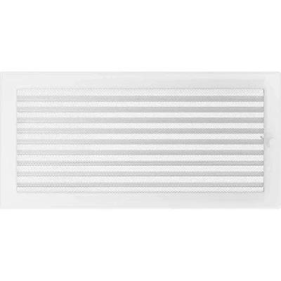 Image de Grille de ventilation KRATKI avec stores 22 x 45 cm Vit d&#039;extraction Pour cheminée mécanique et résistant à la surchauffe tous types d&#039;intérieurs