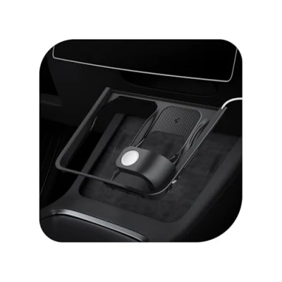 Image de Spigen Tesla Model Y et 3 (2022 2023) Support de Charge sans Fil en 1 Conçu pour Accessoires Noir
