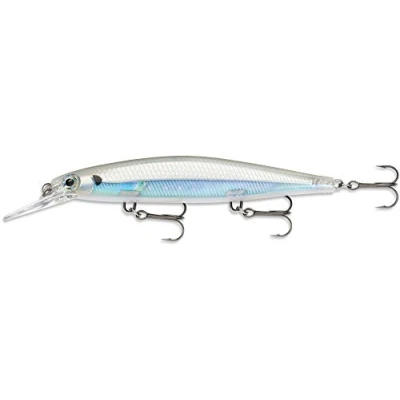 Image de Rapala Leurre de Pêche Shadow Rap Deep Matériel d&#039;Eau Douce Réactif et Agressif Prof Nage 1.2 2.4m Taille 11cm / 13g Fabriqué en Estonie Albino Shiner