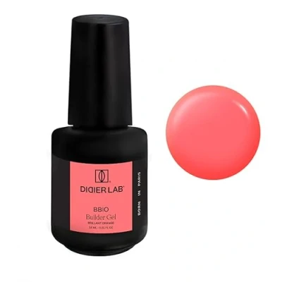 Image de DIDIER LAB BBIO Gel Construction Ongle UV en Flacon Brillant Orange Formule Propre sans HEMA ni TPO de Autonivelant LED pour Renforcer les Ongles 15 ml