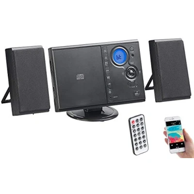 Image de Chaîne stéréo verticale compacte 10 W avec fonctions bluetooth / FM CD MP3 AUX MSX 500 [Auvisio]