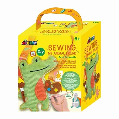 Image de Avenir 6301817 Kit de couture DIY Crocodile Couturière bricolage pour enfants créatif à partir 6 ans