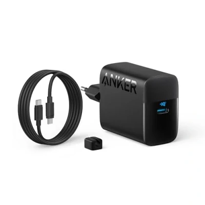 Image de Anker Chargeur Super Rapide USB C 45 W, avec câble C, Compatible Recharge PPS, pour Samsung Galaxy S24 Ultra/S24/S23+/S23/S22/Note20, iPhone 16/16 Pro, Pixel, et Bien Plus Encore