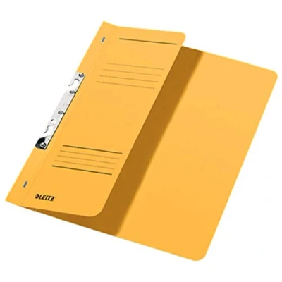 Image de Esselte Leitz Lot de 12 classeurs à fente avec couverture avant 1/2 Format A4 Jaune