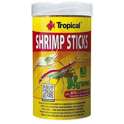 Image de Shrimp Sticks 250ml / 138g Bâtonnets pour crustaces d&#039;eau Douce et de mer
