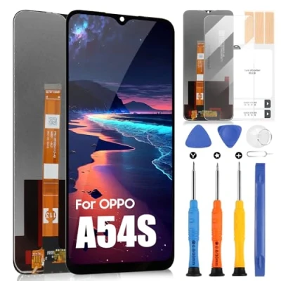 Image de Écran LCD pour Oppo A54s CPH2273 Digitizer Tactile Verre Remplacement Assemblée avec Réparation Kit (pas A54,6.52&quot;)
