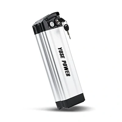 Image de YOSE POWER Batterie de Remplacement Vélo Electrique XH370 10J 36V15.6Ah Silver Fish Lithium ION Battery avec USBpour MiFa, Rex, Prophete, Aldi