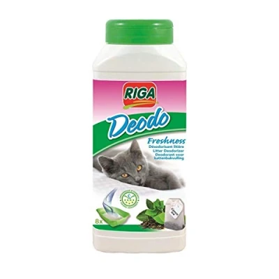 Image de PETCARE Riga Désodorisant Litière Senteur Thé Vert 750G (Lot De 3)